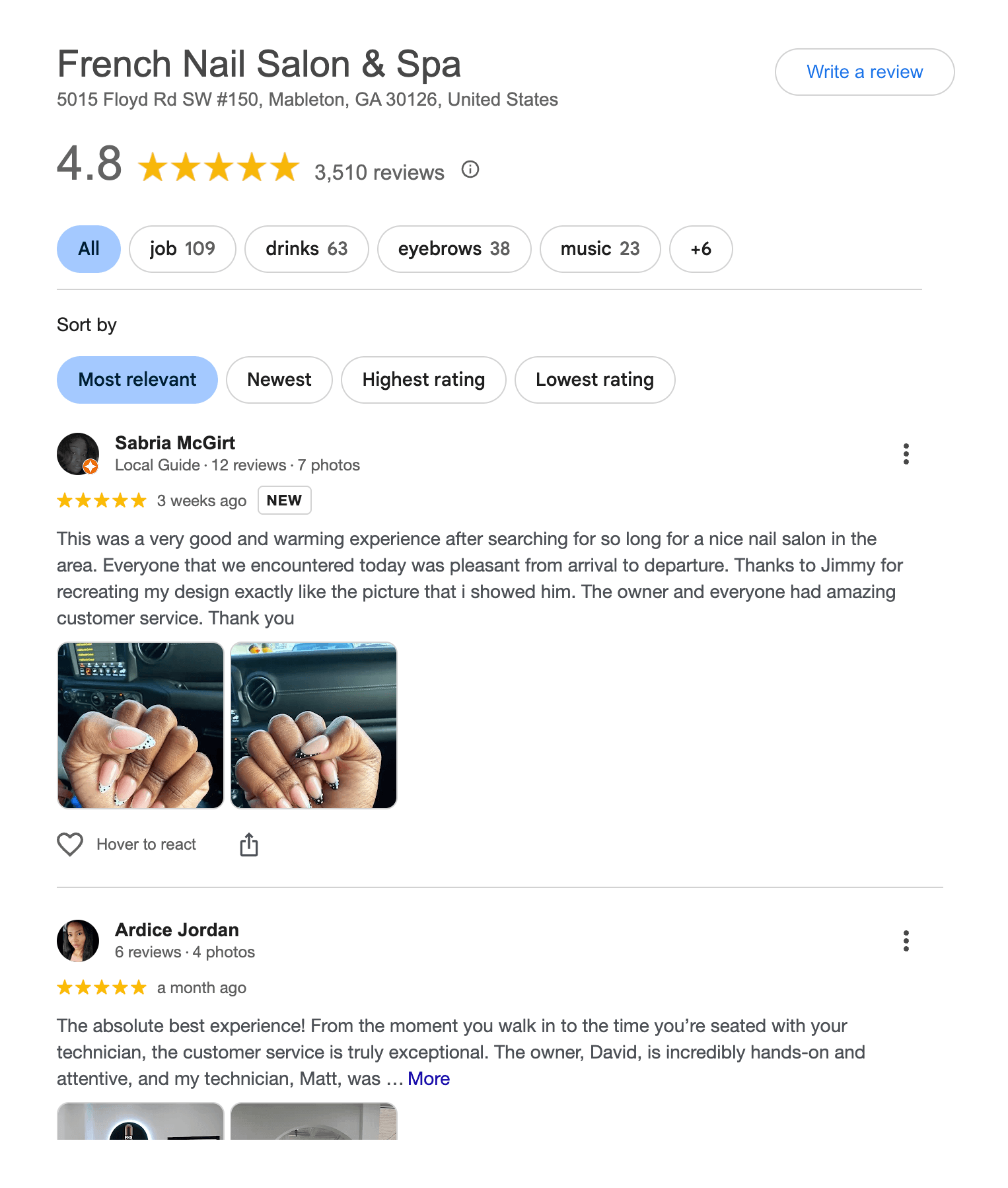 Google Review 1